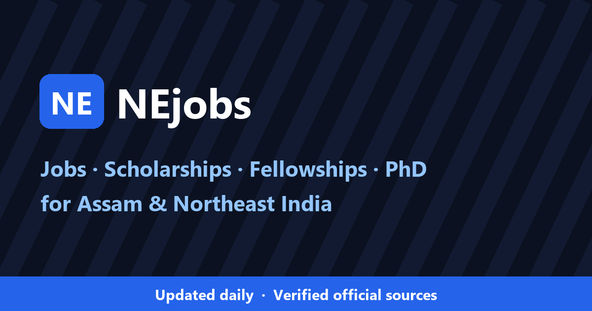 RGIPT Sivasagar Recruitment 2026 – Project Associate Post — NEjobs